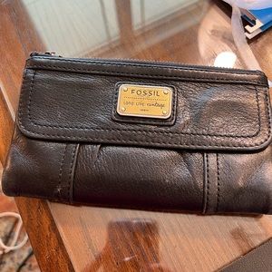 Black Fossil Vintage Wallet